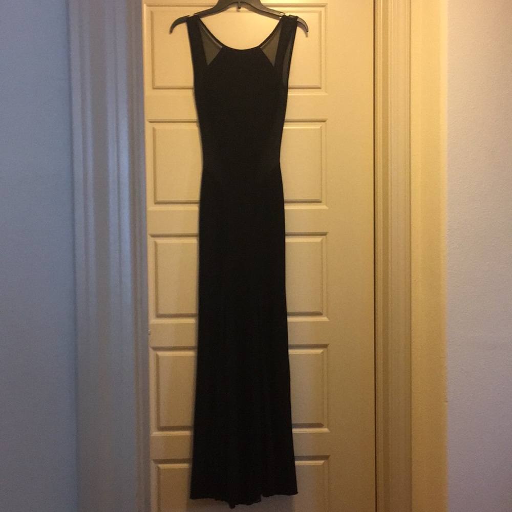 Body Central floor length gown